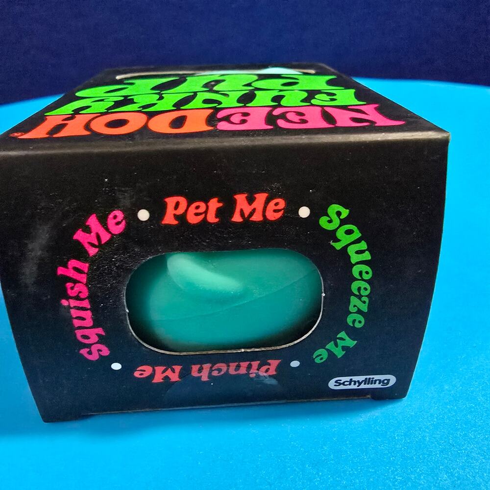 New NeeDoh Teal Funky Pup Squishy Squish me Pet me! - Picture 3 of 4